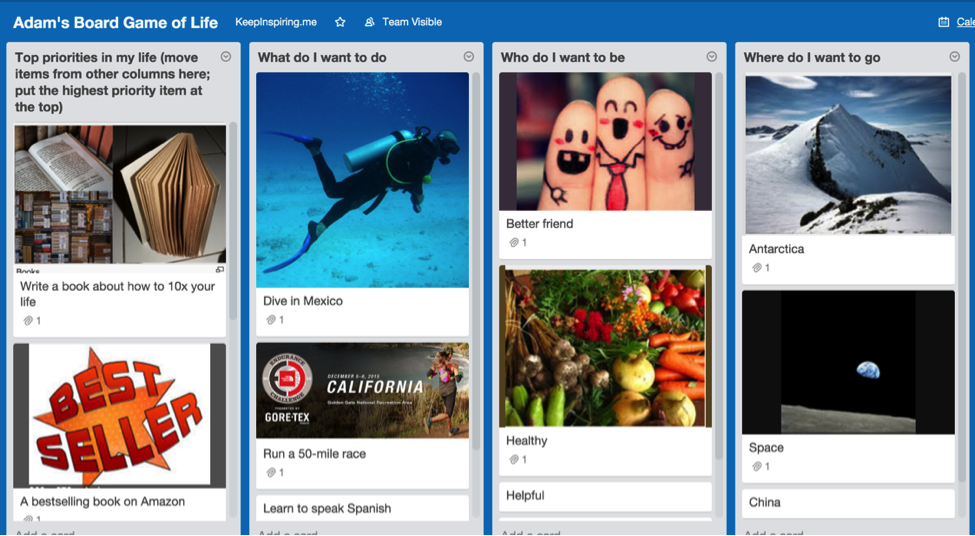 Your board game of life